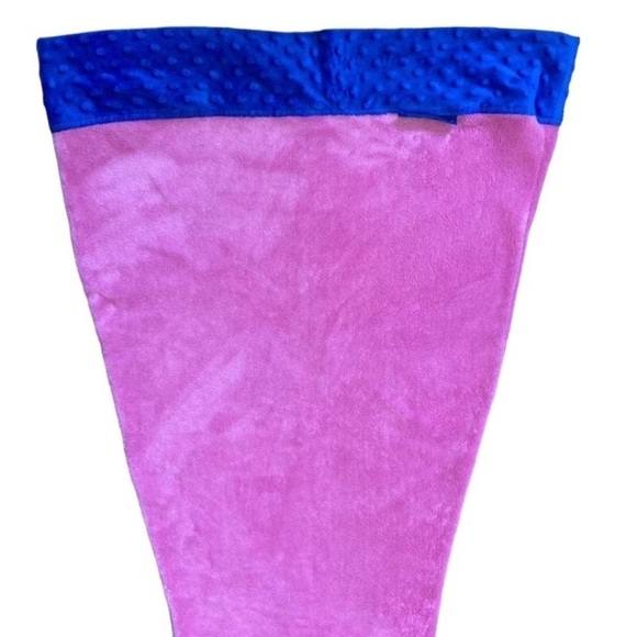 Blankie Tail Kids Mermaid Blanket Pink and Purple Soft Fleece Sleeping Bag OS - Picture 7 of 10